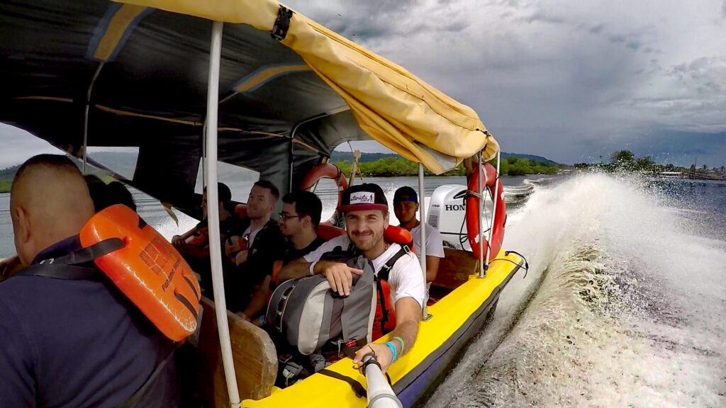 Yendo de Puerto Viejo a Bocas del Toro