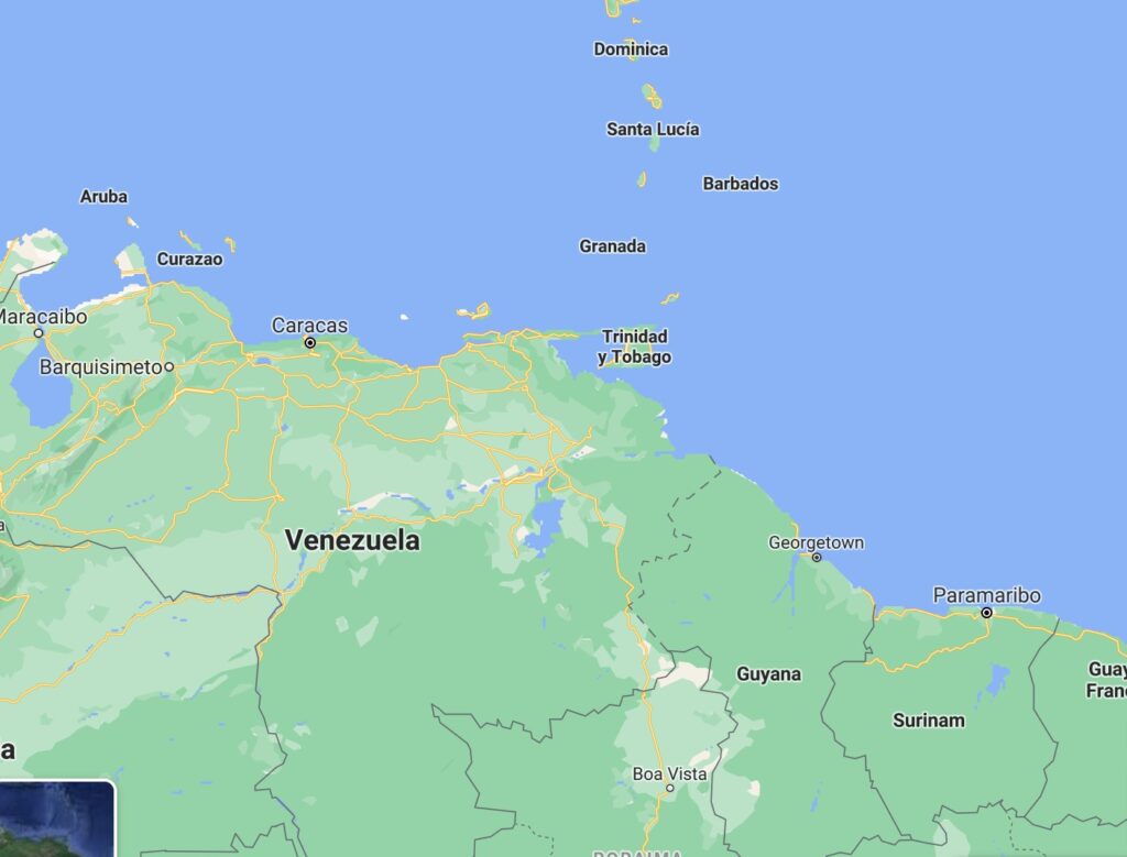 Mapa Trinidad & Tobago