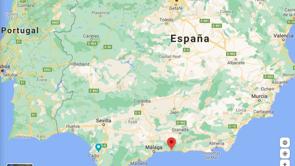 Ubicación Nerja