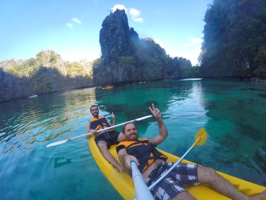 Kayak en la Big Lagoon El Nido