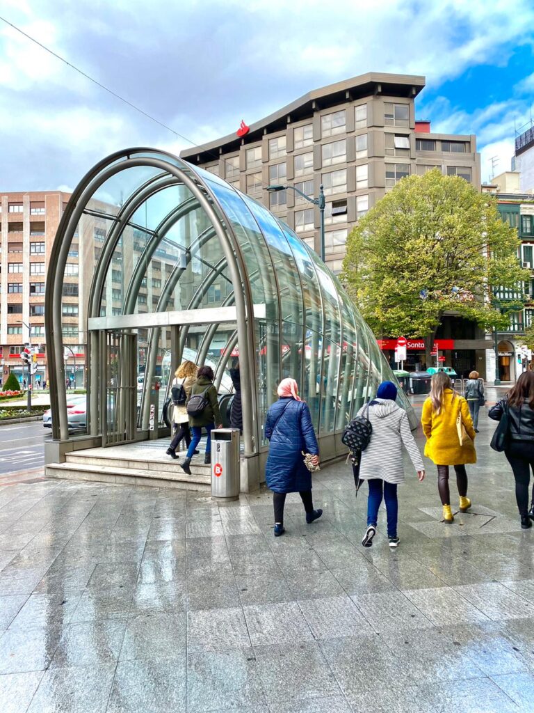 Fosteritos del metro de Bilbao
