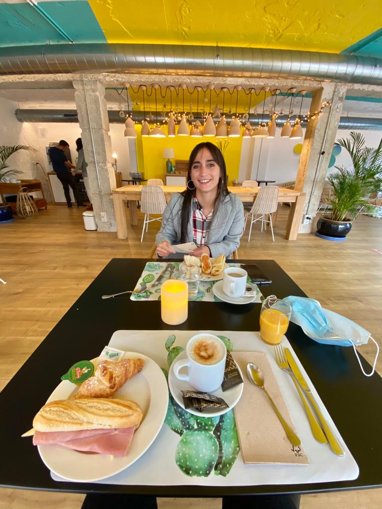 Desayuno Hostal Blanca