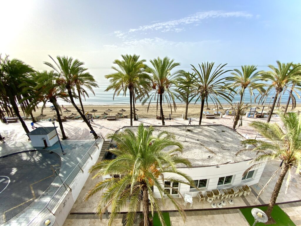 Paseo Marítimo y playa de Marbella