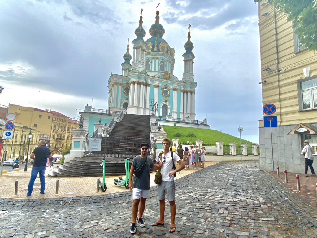 Iglesia de San Andres - lugares que ver en kiev