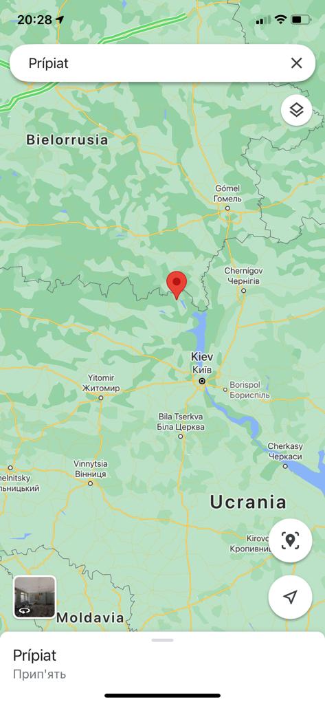 Donde queda Chernobyl
