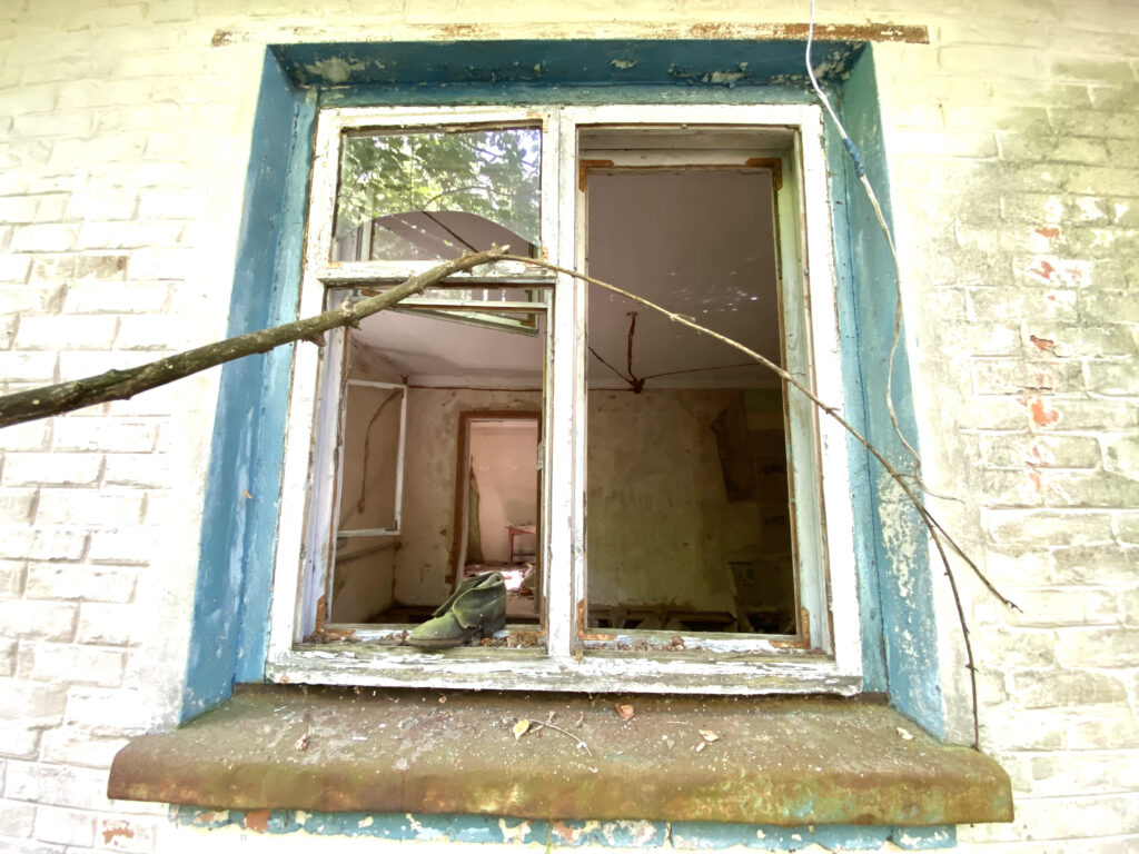 Donde queda Chernobyl - casas abandonadas