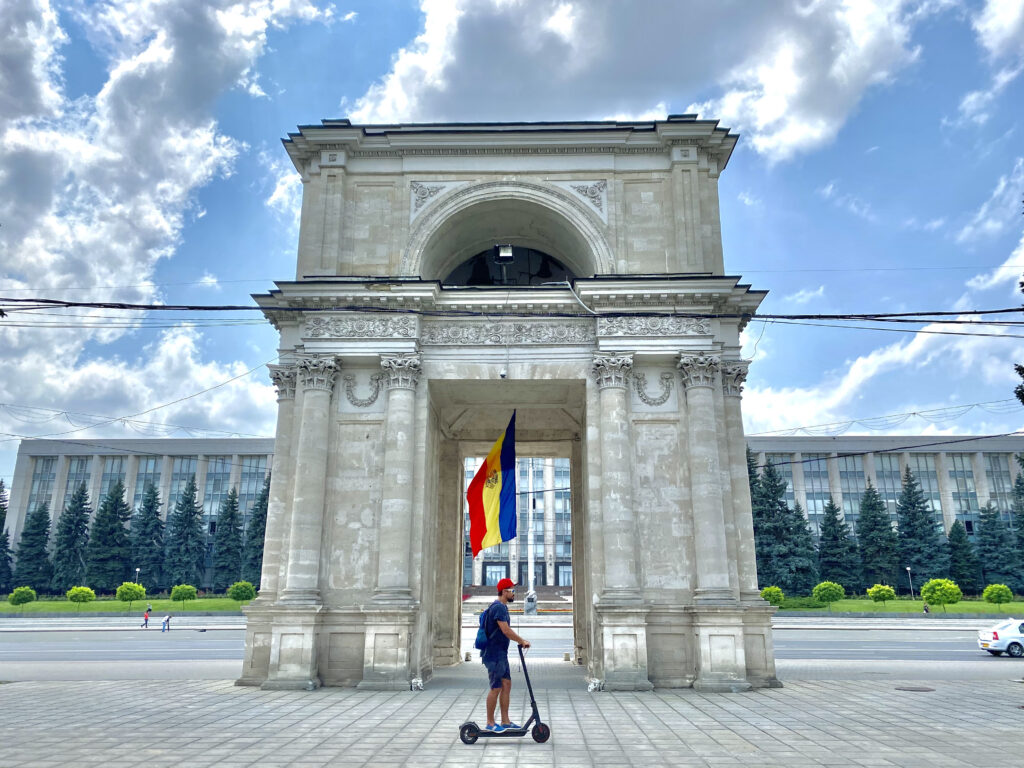 El Arco del Triunfo - Donde queda Moldavia