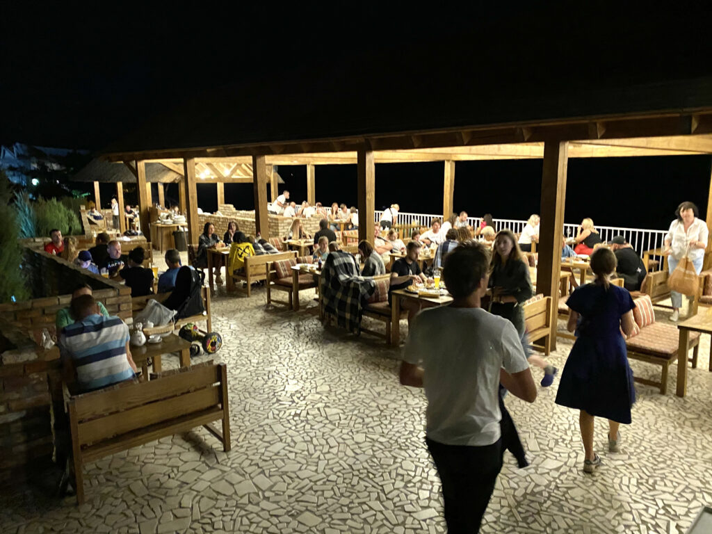 Restaurantes sobre el Mar