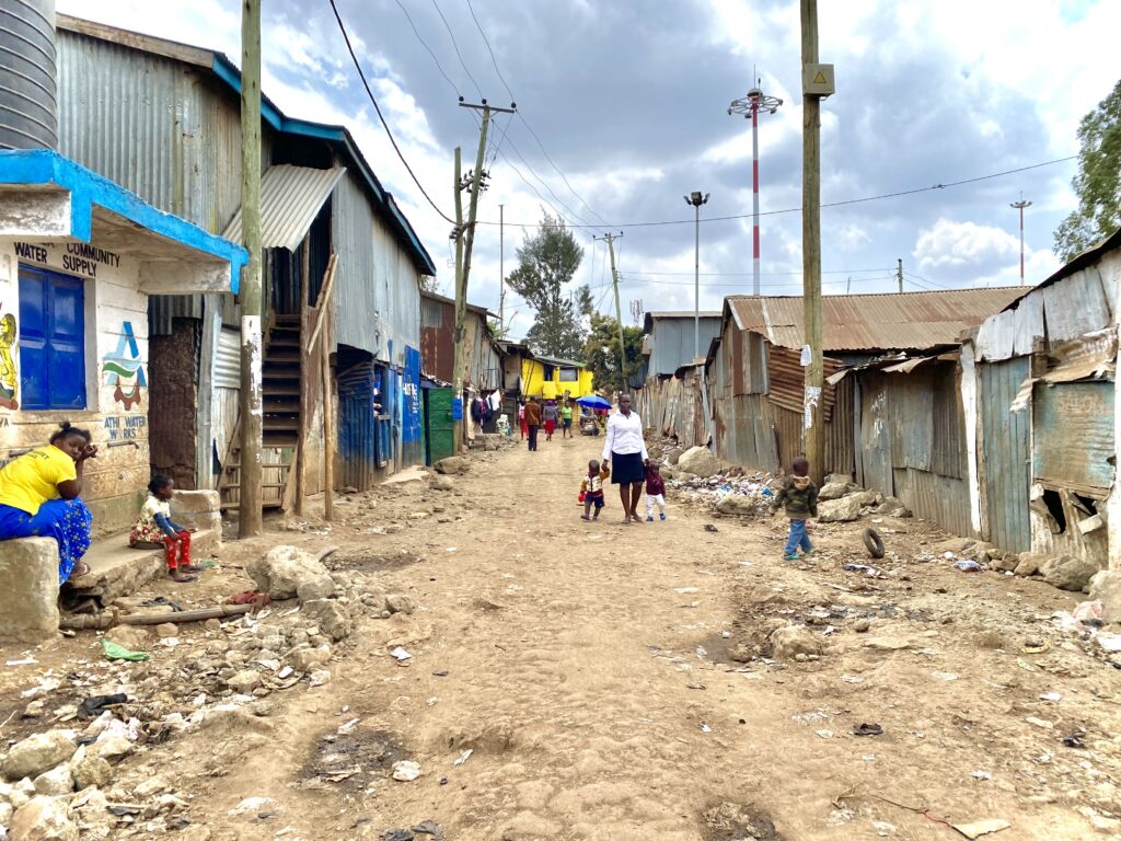 Las calles internas de Kibera