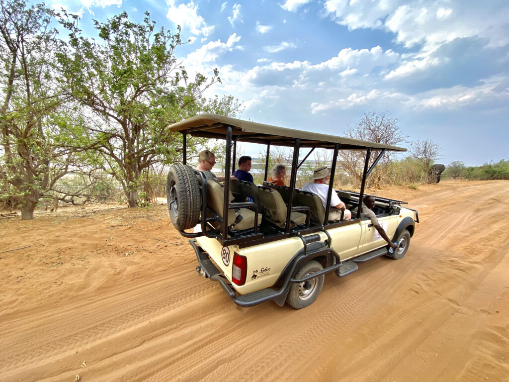 Jeeps en Chobe National Park