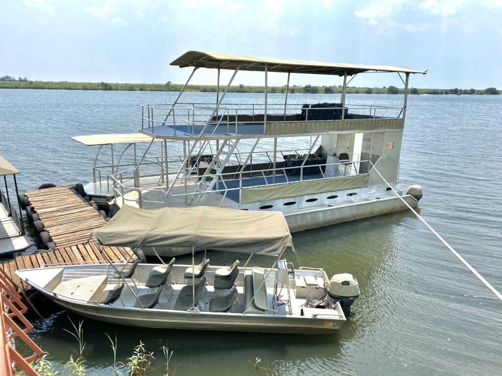 Lanchas en Chobe National Park