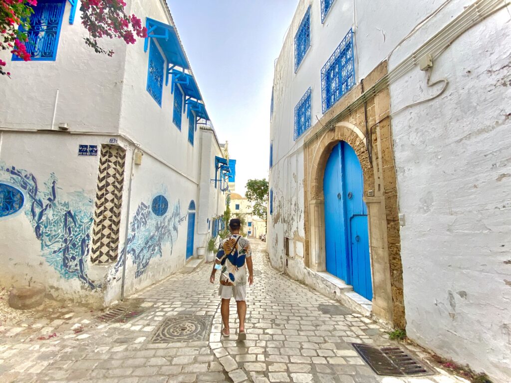 Perderse por las calles de Sidi Bou Said 