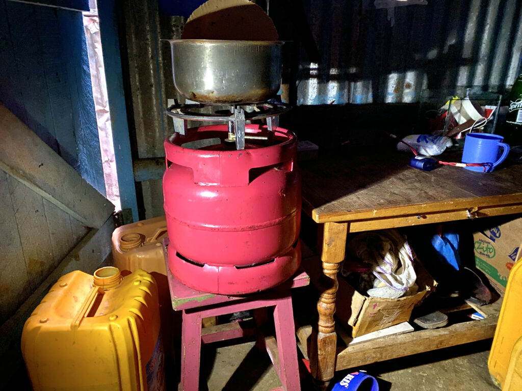 Instalaciones precarias en Kibera