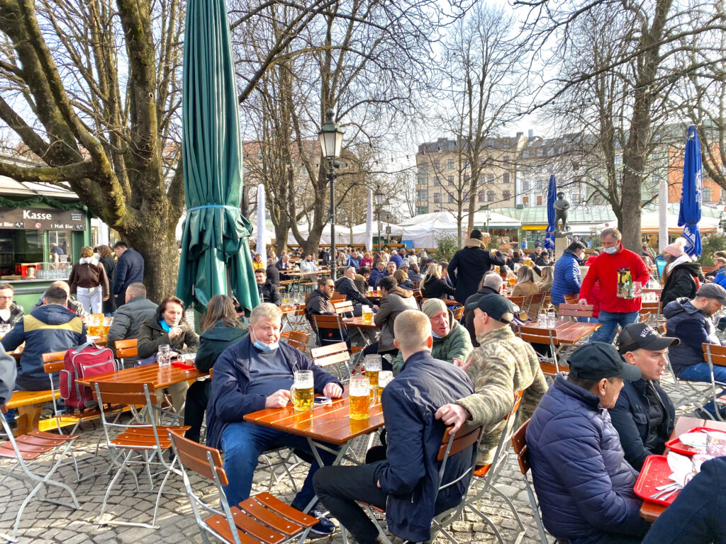 Biergarten am Viktualienmarkt