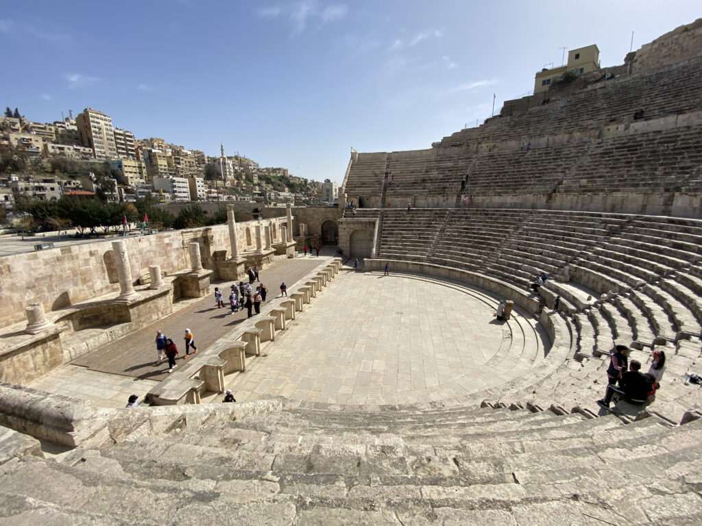 El Teatro Romano - la capital de jordania
