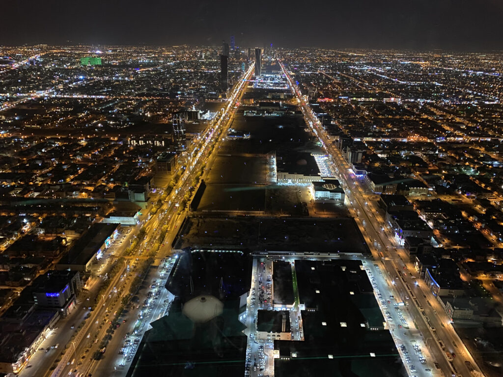 Vista desde el Sky Bridge - que hacer en Riad
