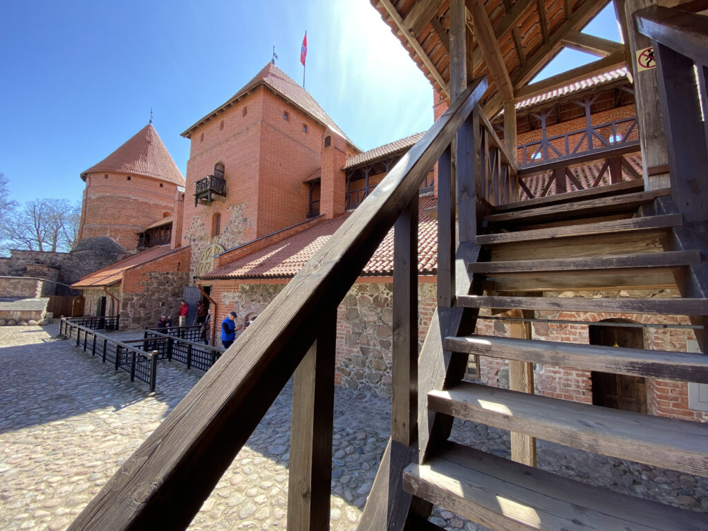 Interior del Castillo de Trakai