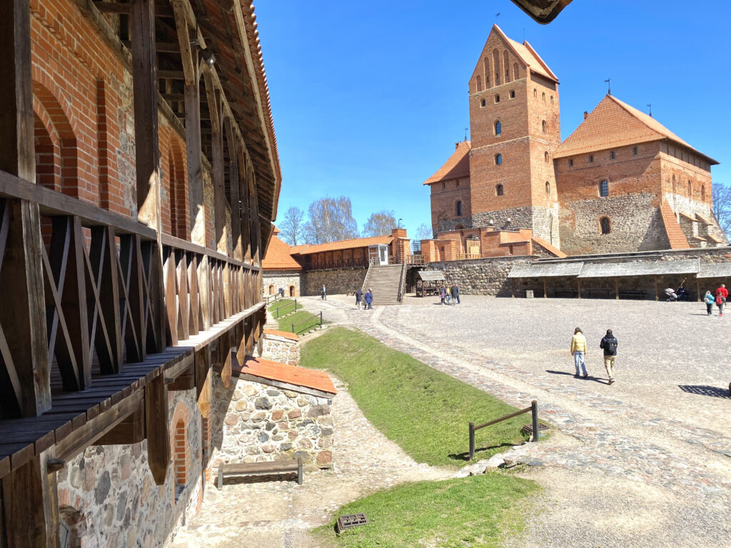 Interior del Castillo de Trakai