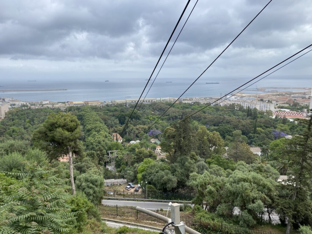 Teleférico en Argel - el país más grande de África