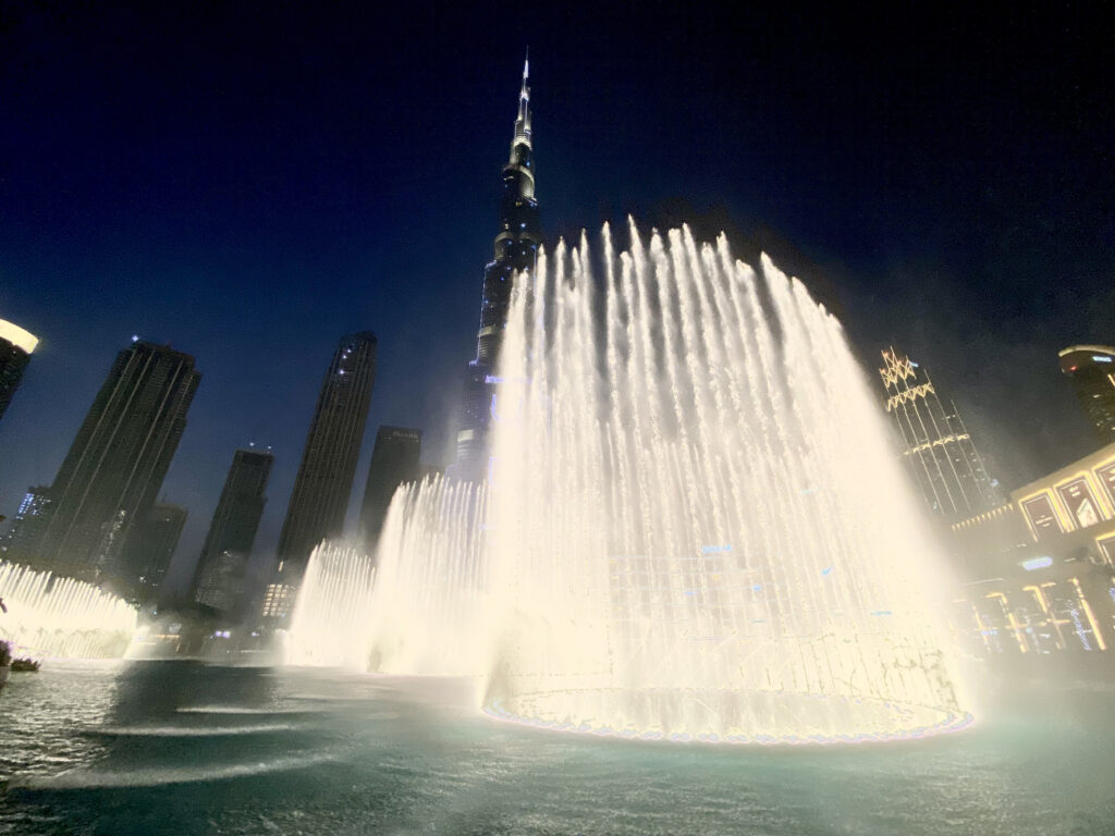 Fuente de Dubai - Dubai o Abu Dhabi