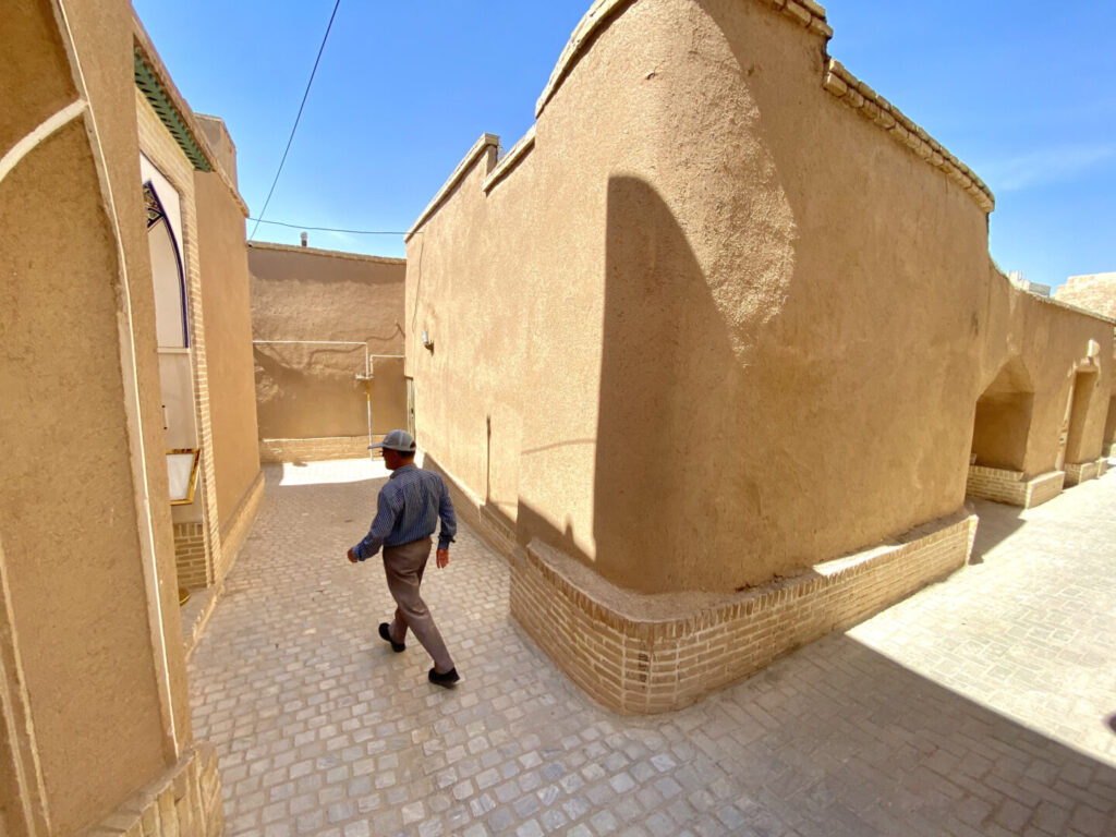 Construcciones de adobe en Kashan Irán