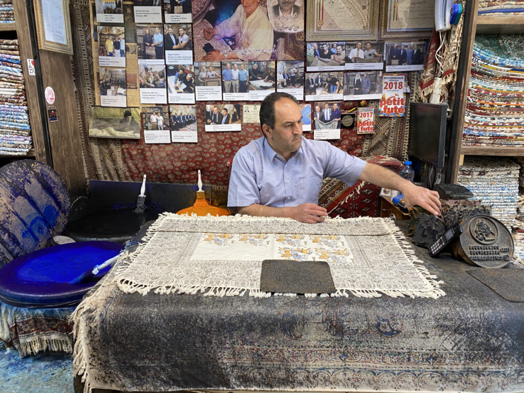 Bazaar de la Plaza central de Isfahan
