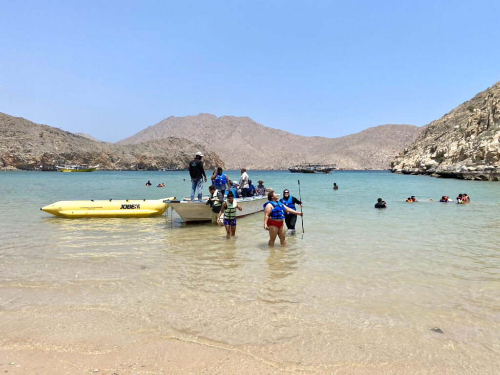 Playa en Musandam Oman